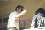 Abhishek Bachchan on location of his new film in Bandra on 31st Dec 2009 (2).JPG